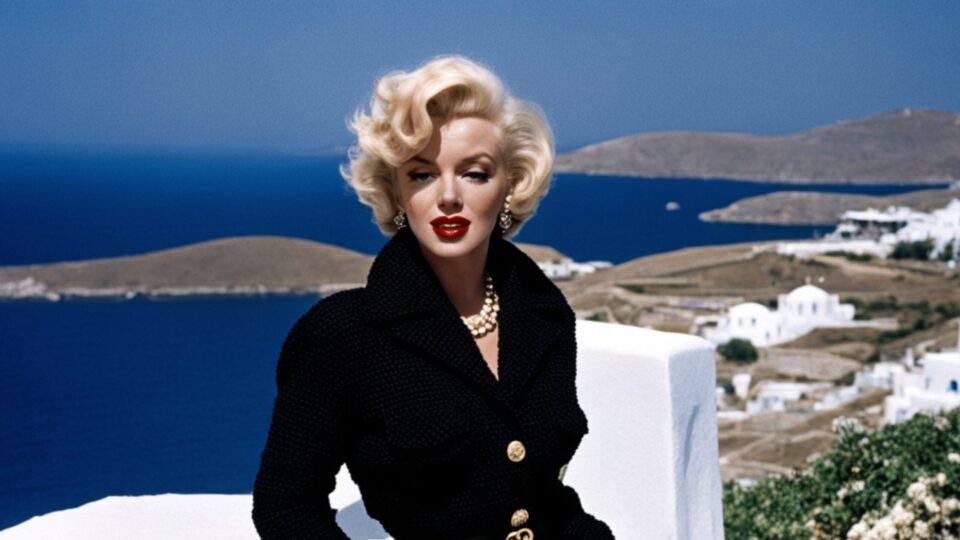 I Marilyn Monroe Stin Mykono Fotografies Tis Ithopoiou Sto Nisi Ton Anemon Opos Tis Fantastike I Tehniti Noimosini 4 Scaled